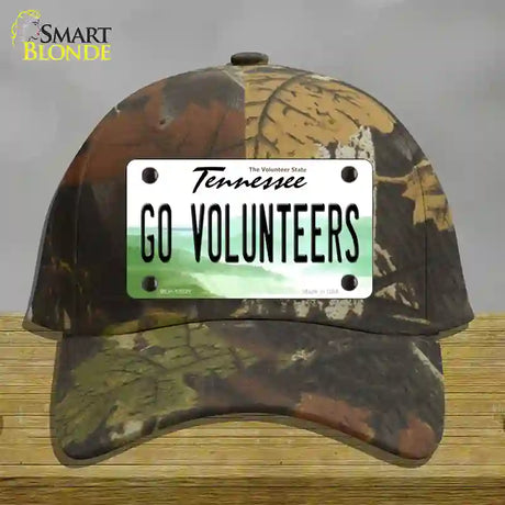 Go Volunteers Novelty License Plate Hat Cotton / Camoflauge