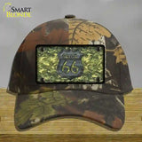 Route 66 Camouflage Novelty License Plate Hat Cotton / Camoflauge