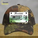 Commodores Fan Novelty License Plate Hat Cotton / Camoflauge