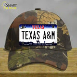 Texas A&M Novelty License Plate Hat Cotton / Camoflauge