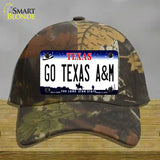 Go Texas A&M Novelty License Plate Hat Cotton / Camoflauge