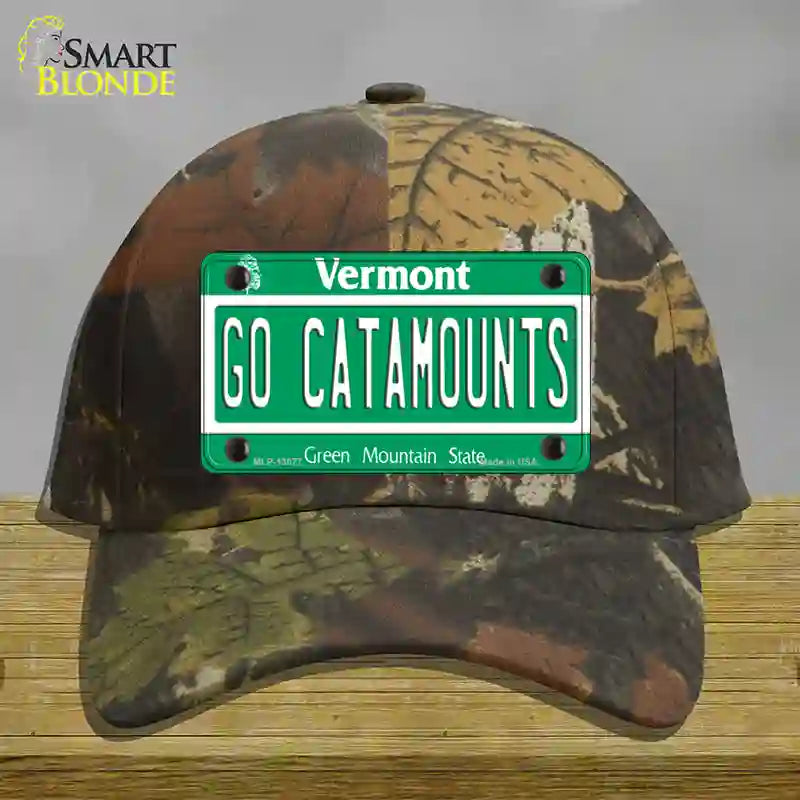 Go Catamounts Novelty License Plate Hat Cotton / Camoflauge