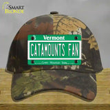 Catamounts Fan Novelty License Plate Hat Cotton / Camoflauge