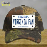 Virginia Fan Novelty License Plate Hat Cotton / Camoflauge