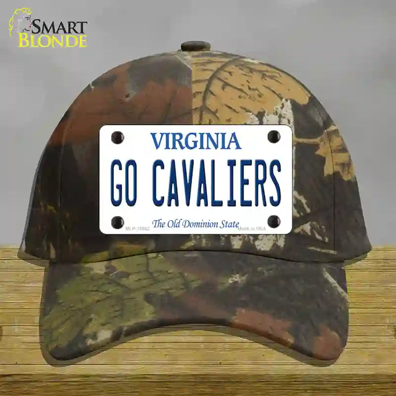 Go Cavaliers Novelty License Plate Hat Cotton / Camoflauge