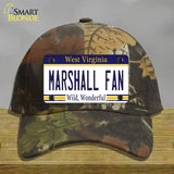 Marshall Fan Novelty License Plate Hat Cotton / Camoflauge