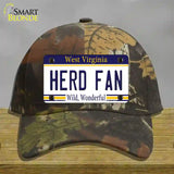 Herd Fan Novelty License Plate Hat Cotton / Camoflauge