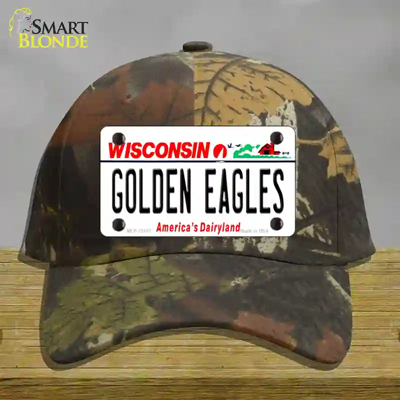 Golden Eagles Novelty License Plate Hat Cotton / Camoflauge