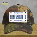 George Washington Fan Novelty License Plate Hat Cotton / Camoflauge