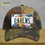 Ravens Strip Art Novelty License Plate Hat Tag Cotton / Camoflauge