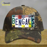 Bengals Strip Art Novelty License Plate Hat Tag Cotton / Camoflauge