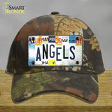 Angels Strip Art Novelty License Plate Hat Tag Cotton / Camoflauge