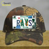 Rays Strip Art Novelty License Plate Hat Tag Cotton / Camoflauge