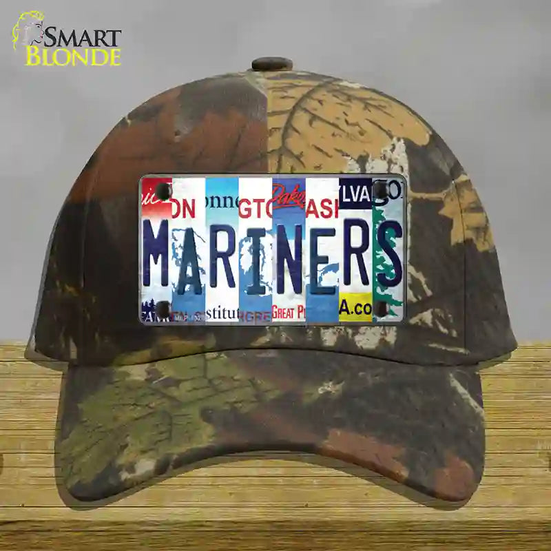 Mariners Strip Art Novelty License Plate Hat Tag Cotton / Camoflauge