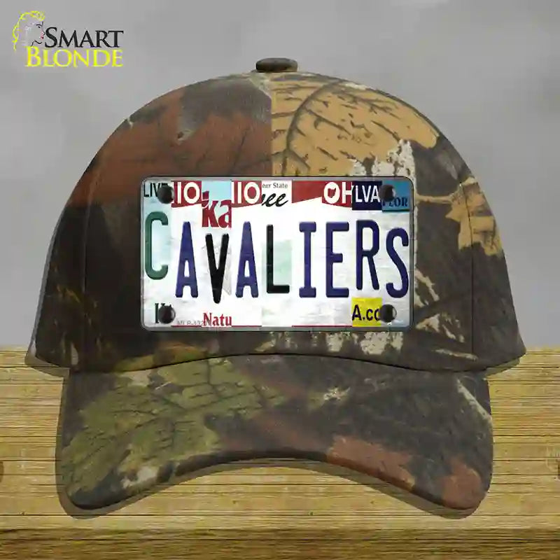 Cavaliers Strip Art Novelty License Plate Hat Tag Cotton / Camoflauge