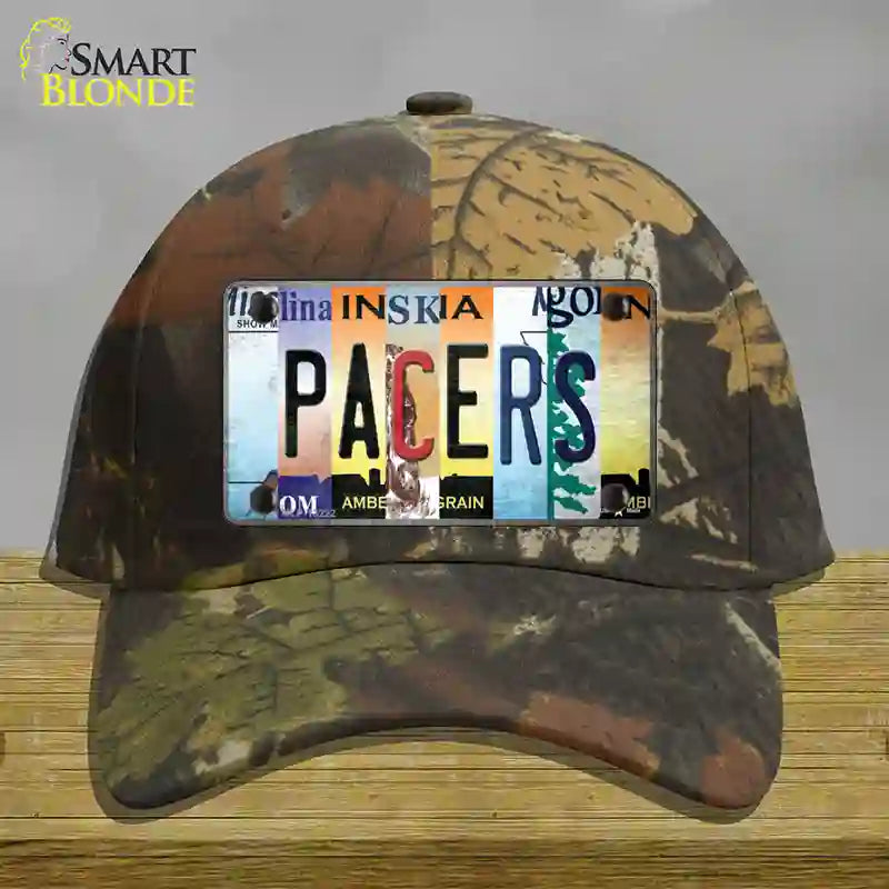 Pacers Strip Art Novelty License Plate Hat Tag Cotton / Camoflauge