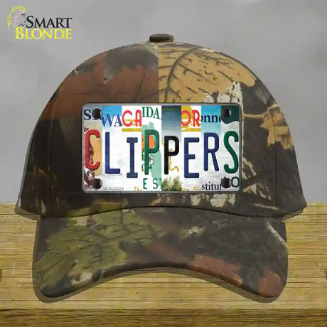 Clippers Strip Art Novelty License Plate Hat Tag Cotton / Camoflauge