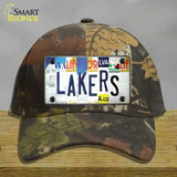 Lakers Strip Art Novelty License Plate Hat Tag Cotton / Camoflauge