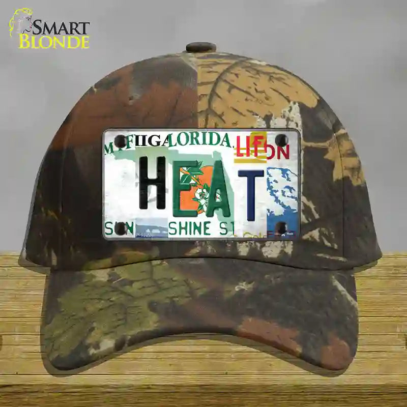 Heat Strip Art Novelty License Plate Hat Tag Cotton / Camoflauge