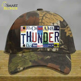 Thunder Strip Art Novelty License Plate Hat Tag Cotton / Camoflauge