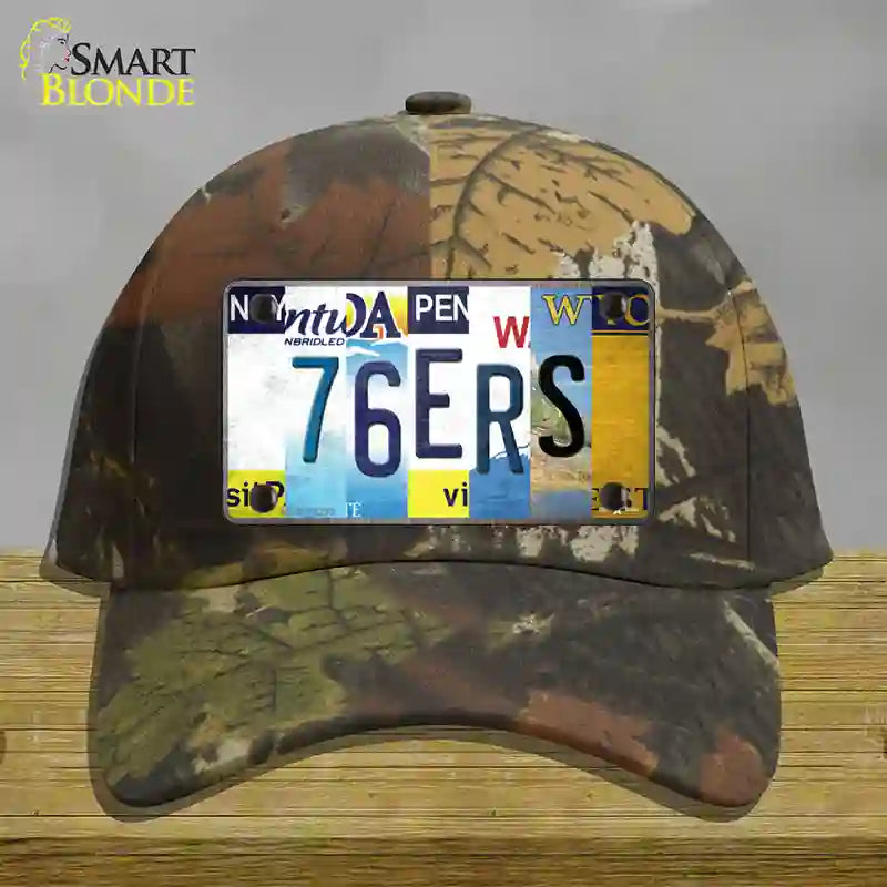 76ers Strip Art Novelty License Plate Hat Tag Cotton / Camoflauge