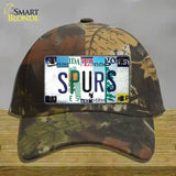 Spurs Strip Art Novelty License Plate Hat Tag Cotton / Camoflauge