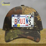 Bruins Strip Art Novelty License Plate Hat Tag Cotton / Camoflauge