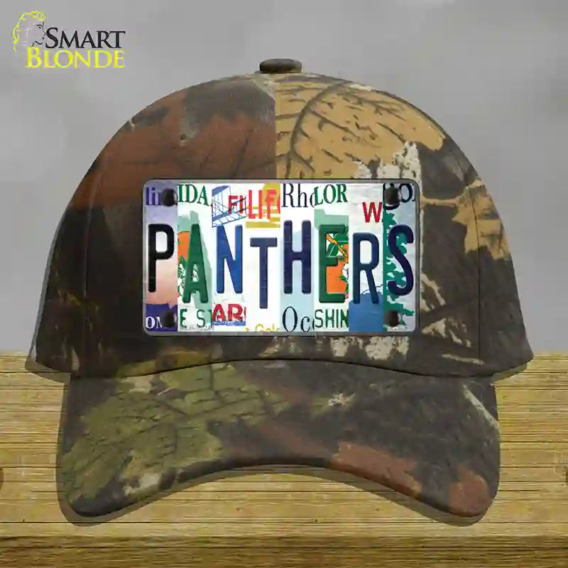 Panthers Hockey Strip Art Novelty License Plate Hat Tag Cotton / Camoflauge