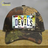 Devils Strip Art Novelty License Plate Hat Tag Cotton / Camoflauge