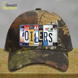 Oilers Strip Art Novelty License Plate Hat Tag Cotton / Camoflauge