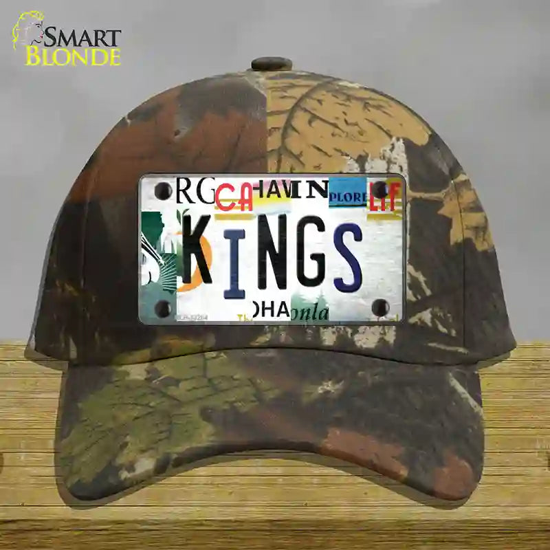 Kings Hockey Strip Art Novelty License Plate Hat Tag Cotton / Camoflauge