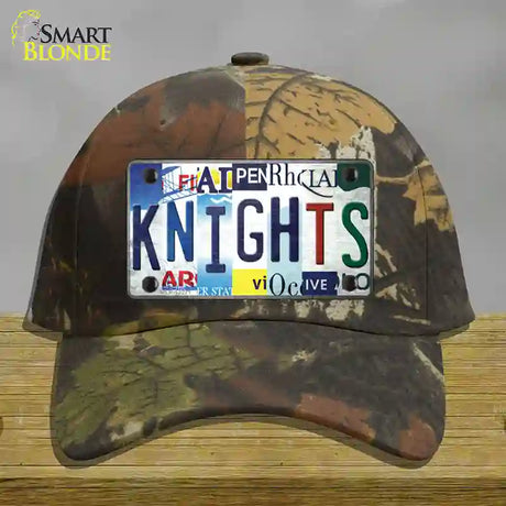 Golden Knights Strip Art Novelty License Plate Hat Tag Cotton / Camoflauge