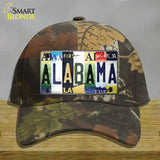 Alabama Strip Art Novelty License Plate Hat Tag Cotton / Camoflauge