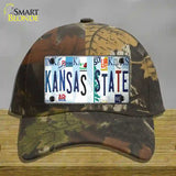 Kansas State Strip Art Novelty License Plate Hat Tag Cotton / Camoflauge