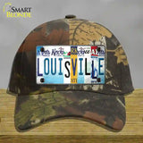 Louisville Strip Art Novelty License Plate Hat Tag Cotton / Camoflauge