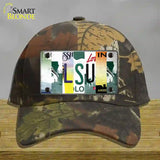 LSU Strip Art Novelty License Plate Hat Tag Cotton / Camoflauge