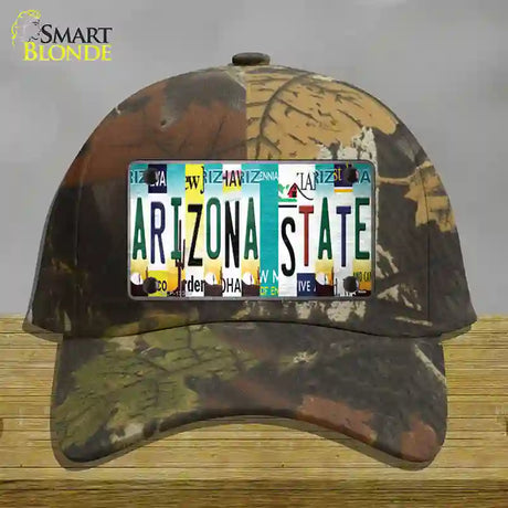 Arizona State Strip Art Novelty License Plate Hat Tag Cotton / Camoflauge