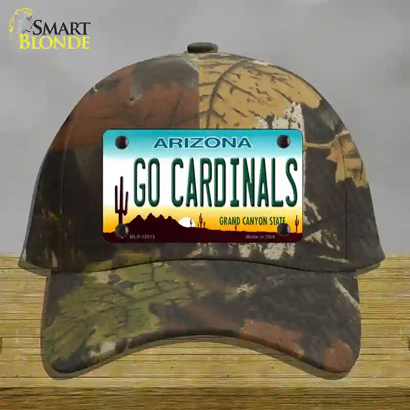 Go Cardinals Novelty License Plate Hat Tag Cotton / Camoflauge