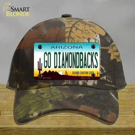 Go Diamondbacks Novelty License Plate Hat Tag Cotton / Camoflauge