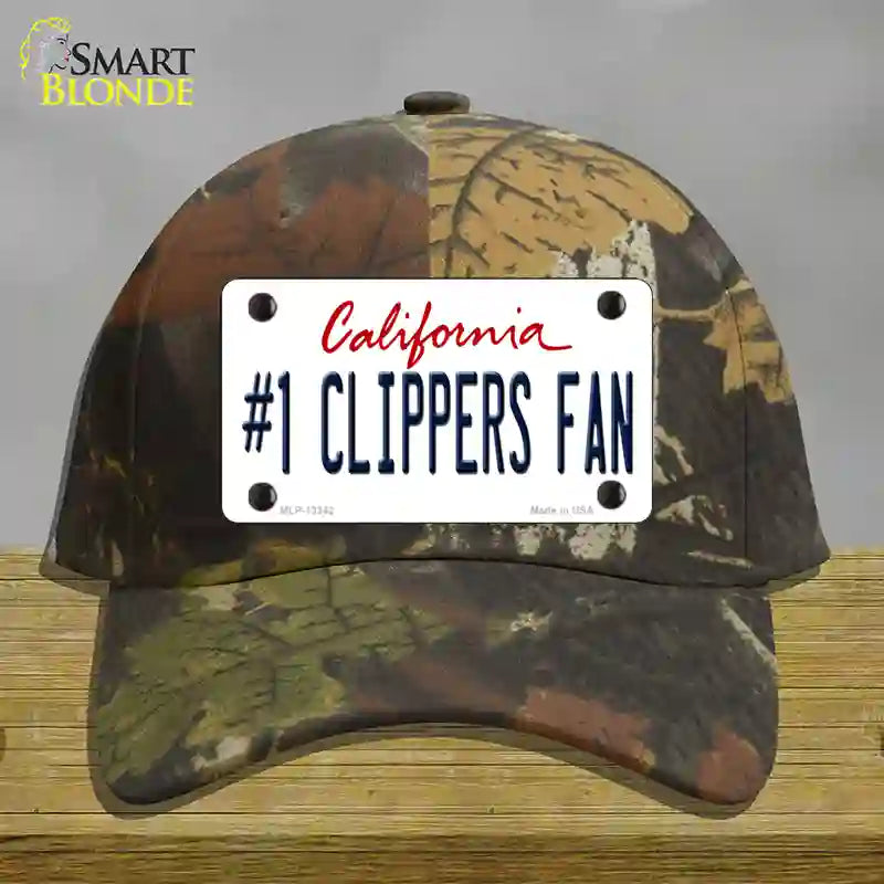 Number 1 Clippers Fan Novelty License Plate Hat Tag Cotton / Camoflauge