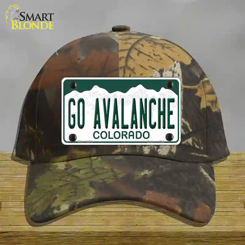 Go Avalanche Novelty License Plate Hat Tag Cotton / Camoflauge