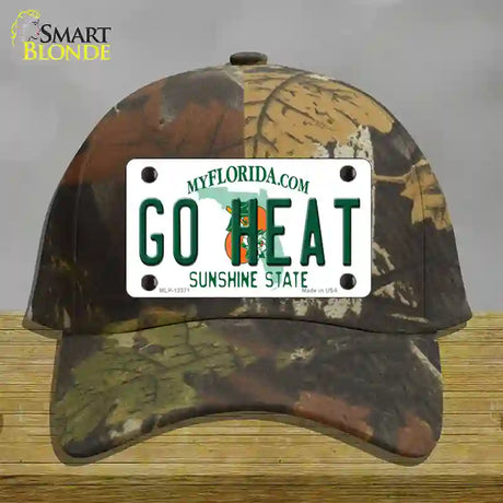 Go Heat Novelty License Plate Hat Tag Cotton / Camoflauge