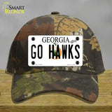 Go Hawks Novelty License Plate Hat Tag Cotton / Camoflauge