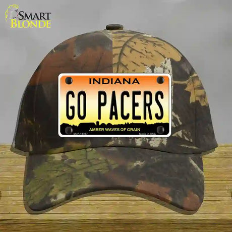 Go Pacers Novelty License Plate Hat Tag Cotton / Camoflauge