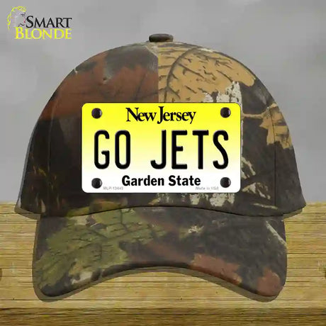 Go Jets Novelty License Plate Hat Tag Cotton / Camoflauge