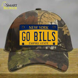 Go Bills Novelty License Plate Hat Tag Cotton / Camoflauge