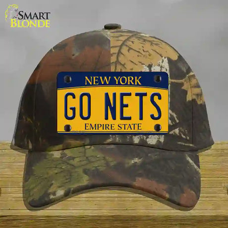 Go Nets Novelty License Plate Hat Tag Cotton / Camoflauge