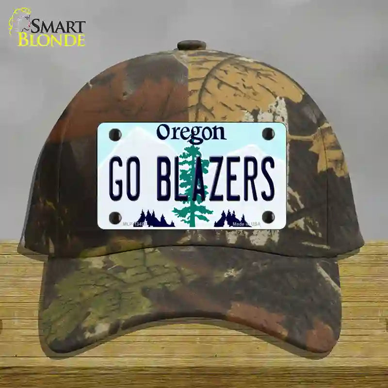 Go Blazers Novelty License Plate Hat Tag Cotton / Camoflauge