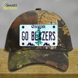 Go Blazers Novelty License Plate Hat Tag Cotton / Camoflauge