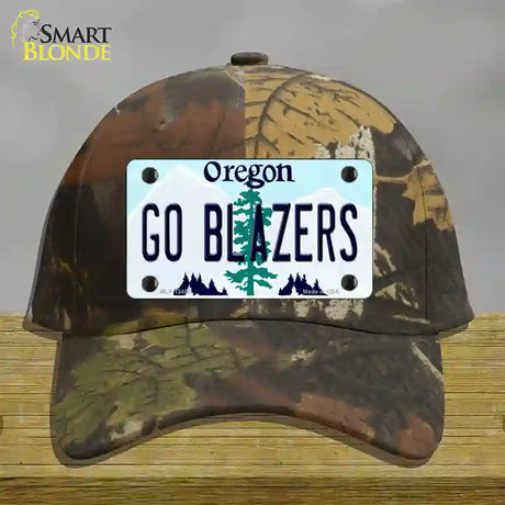 Go Blazers Novelty License Plate Hat Tag Cotton / Camoflauge